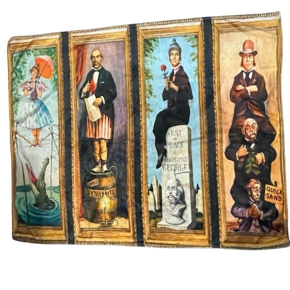 Disneys Haunted Mansion Stretching Room Fleece Blanket 50 X 40 - Picture 1 of 7